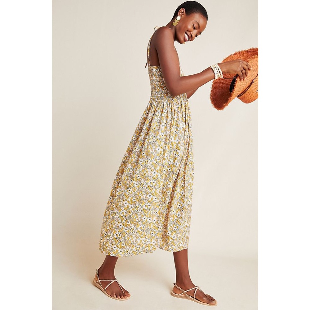Anthropologie x Frye Alice Floral Maxi Dress Large - Picture 2 of 12